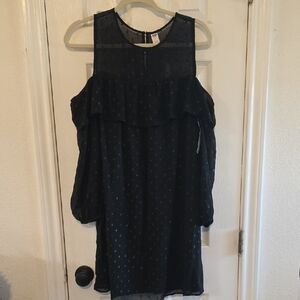 Old Navy Black Long Sleeve Dress